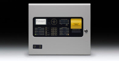 Advanced Go single loop fire alarm panel from the front